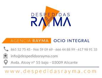 Despedidas Rayma Alicante
