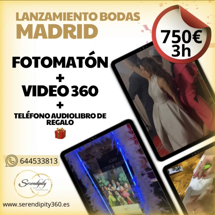 Súper oferta 360 y fotomatón 