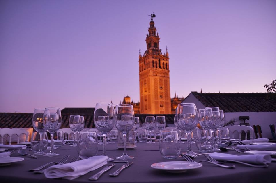 fontecruz seises. Hoteles bodas en Sevilla. Terraza banquetes