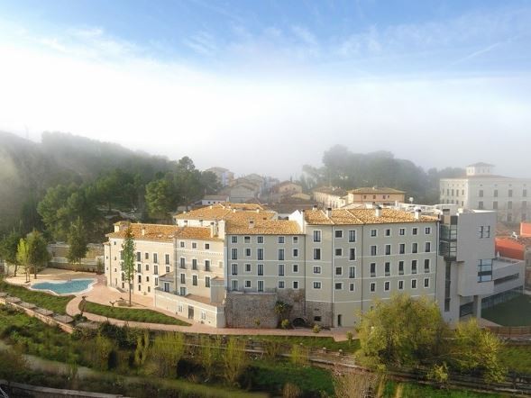 Balneario Alhama de Aragón. Hoteles Zaragoza Bodas. Fachada 1