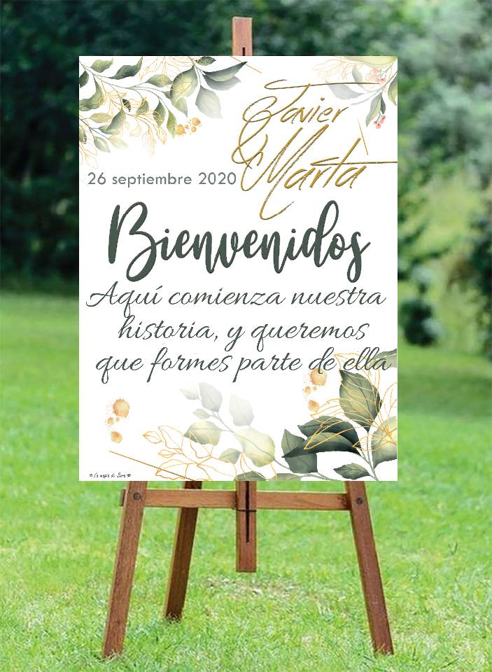 Cartel detalles boda - Mumdragora Cartel detalles boda - Mumdragora