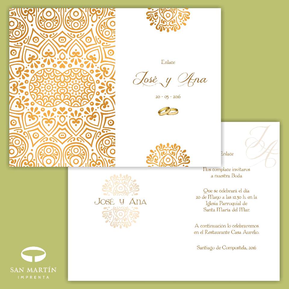 Invitaciones De Boda Personalizadas