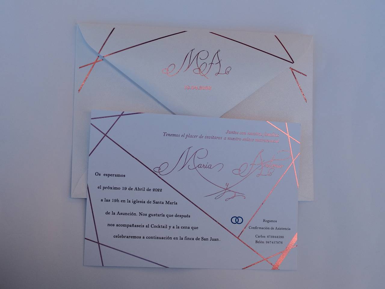 invitaciones de primera comunion moderna - MARTINA Design and Paper