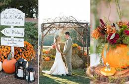 Ideas para decorar tu boda con calabazas