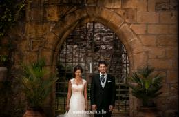 Una boda con paseo de los novios por el Parador de Carlos V