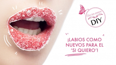 DIY: exfoliante de labios natural