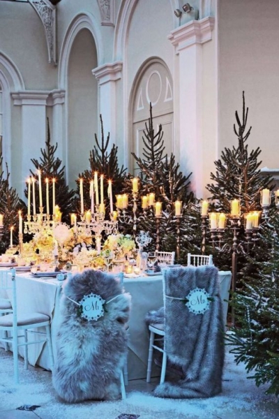 Bodas con inspiración navideña