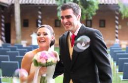 Un vídeo de boda que sonríe en el Parador de Chinchón