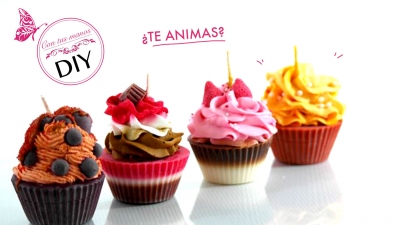 DIY: velas de cupcake... ¡El regalo perfecto!