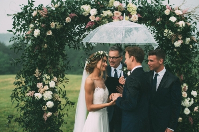 Ideas para que no se arruine tu boda si llueve