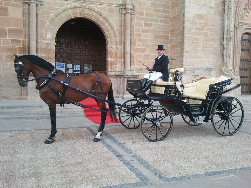 Carruaje coche boda valencia