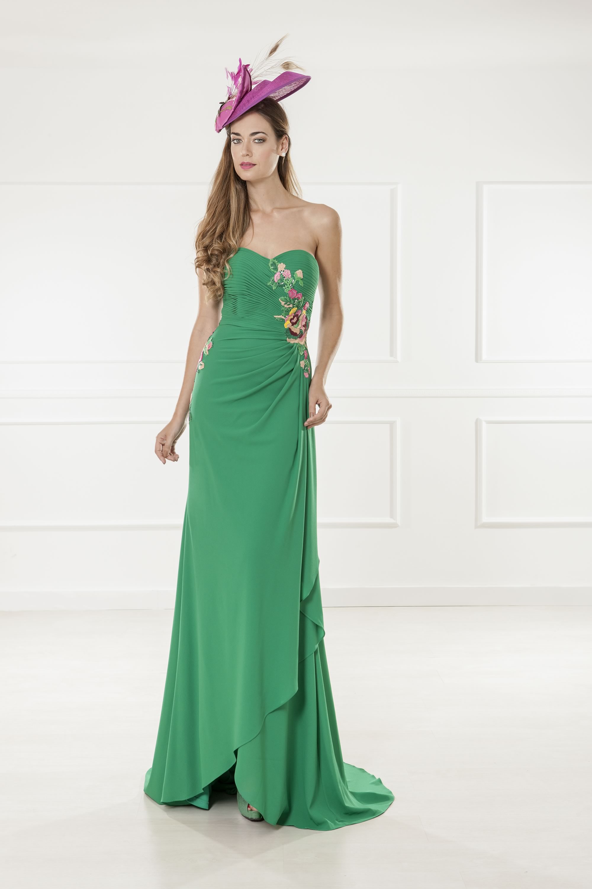 vestidos de fiesta green/natural Todoboda.com