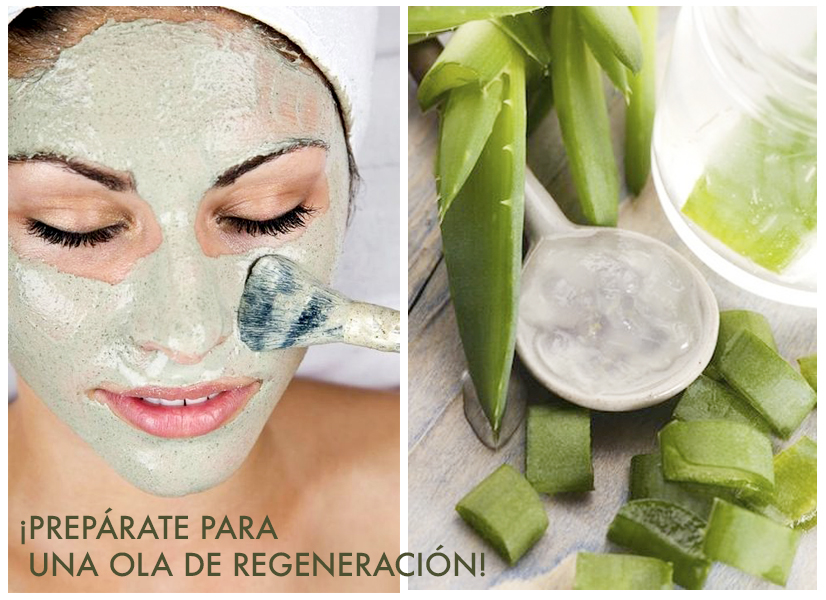 Mascarilla aloe vera novia belleza