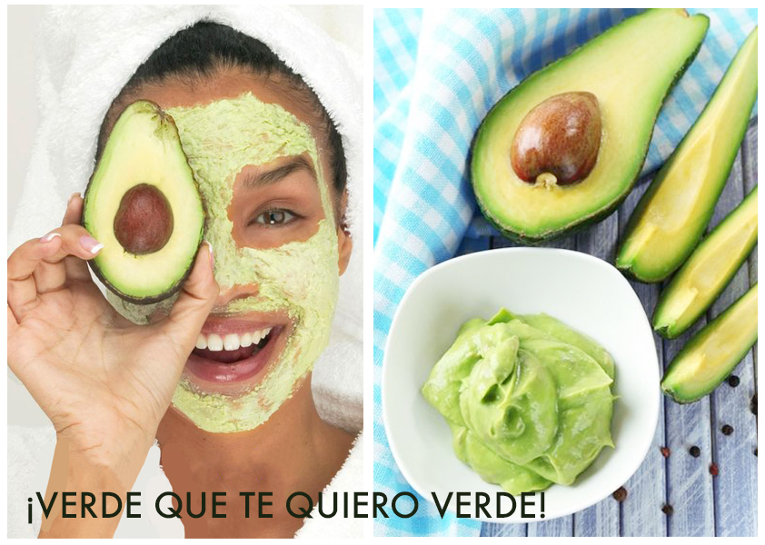 Mascarilla facial aguacate belleza novia