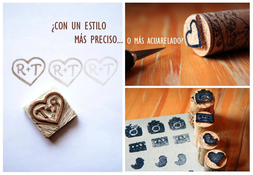 Idea original sello boda detalles novia