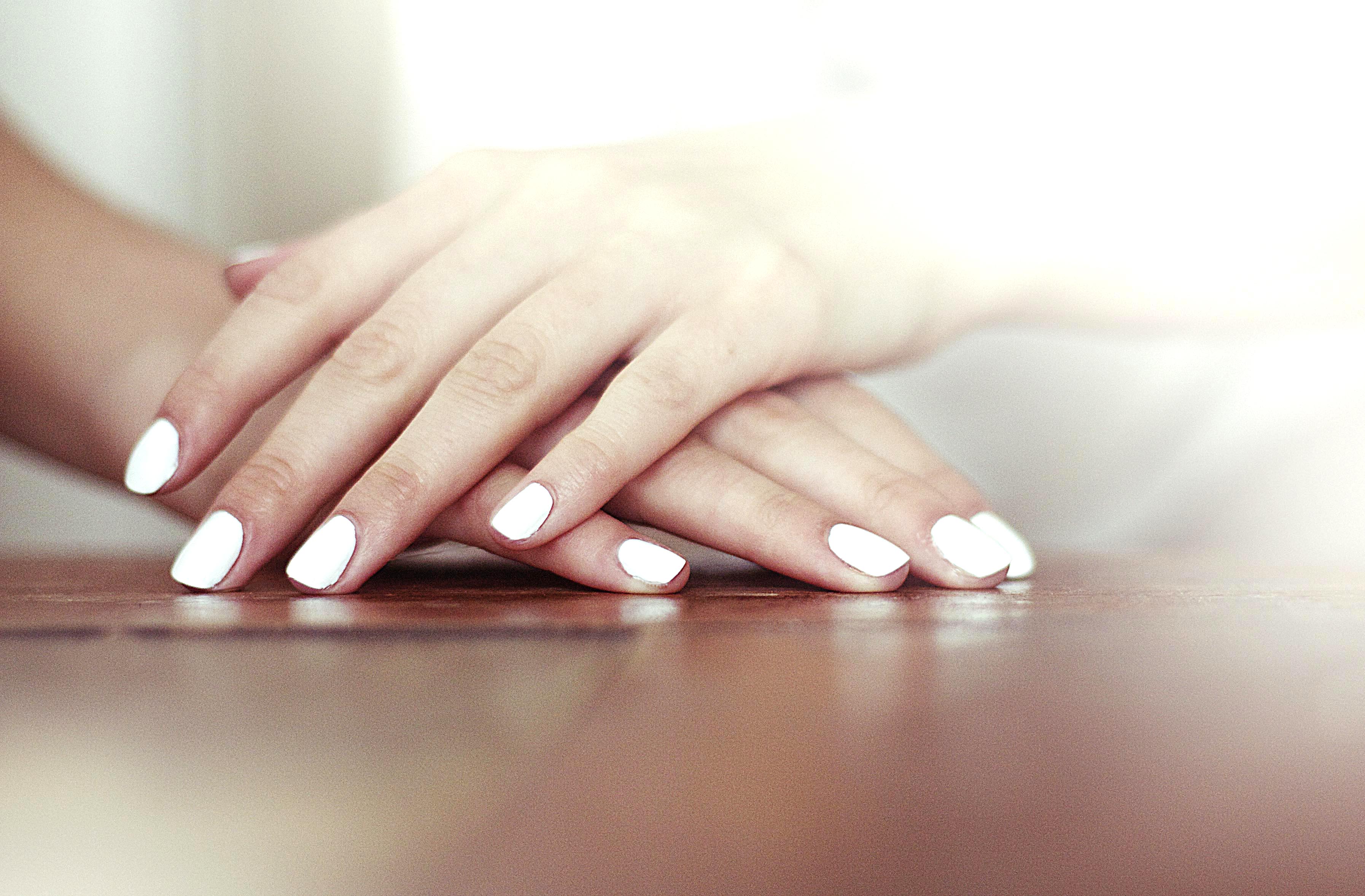 una gel manicura noviazgo novia