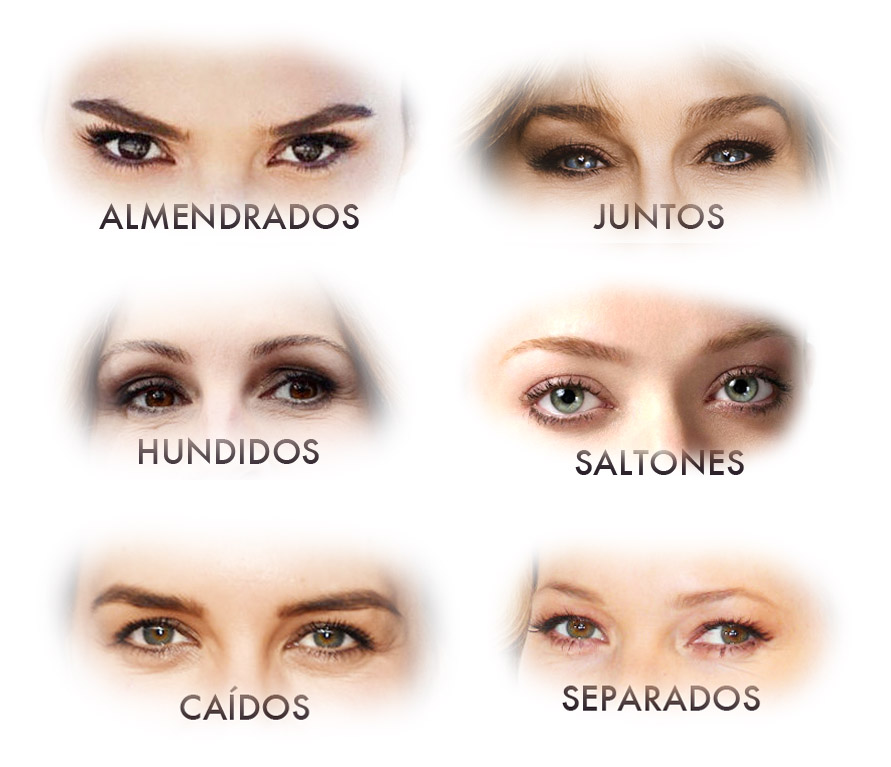 Tipos de ojos maquillaje belleza novia