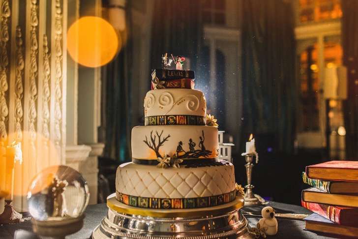 tarta boda harry potter