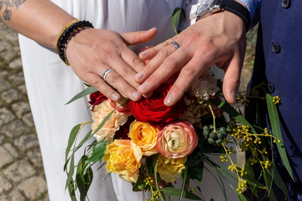 Alianzas de boda a conjunto