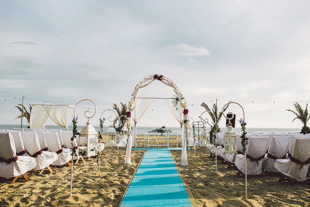 Boda en la playa en Islas Canarias