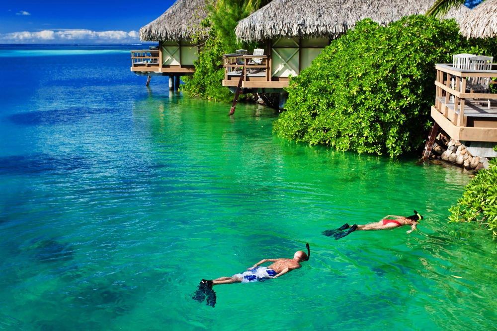 Snorkel en luna de miel en Maldivas