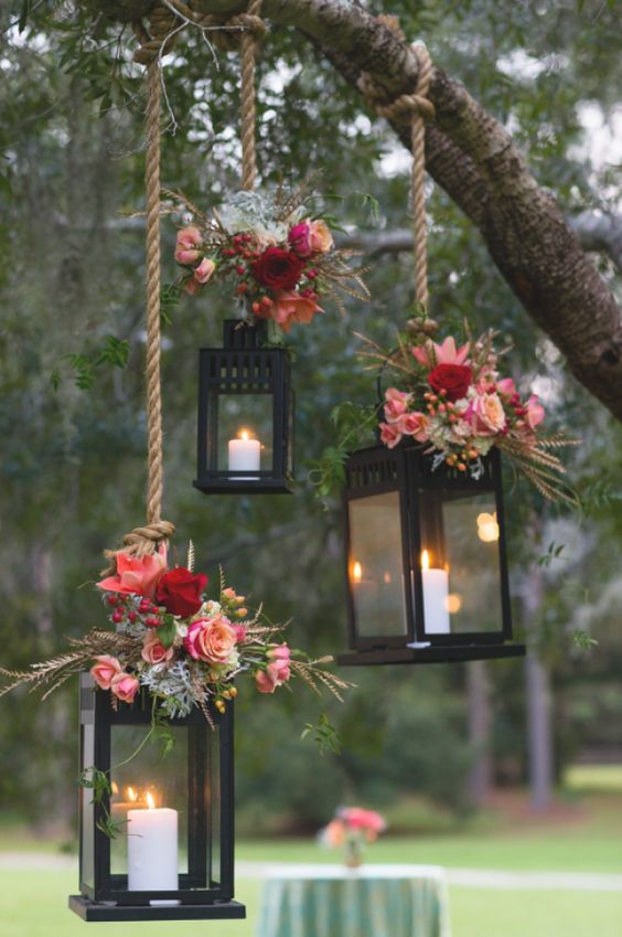 decoracion para boda de noche