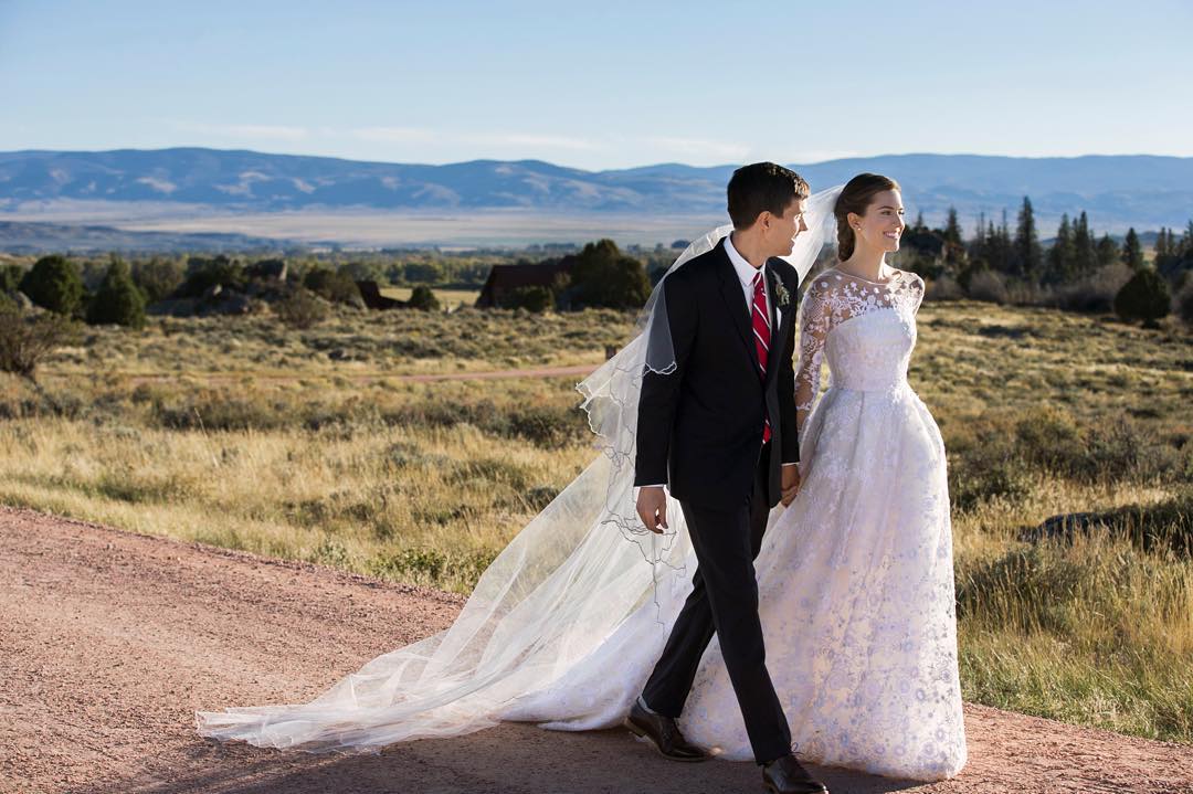 vestido de novia escote ilusion