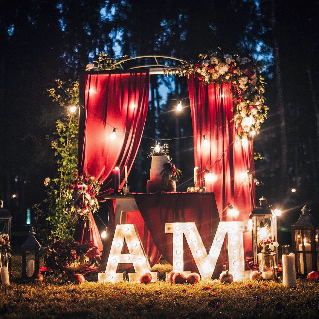 letras de porexpan para bodas