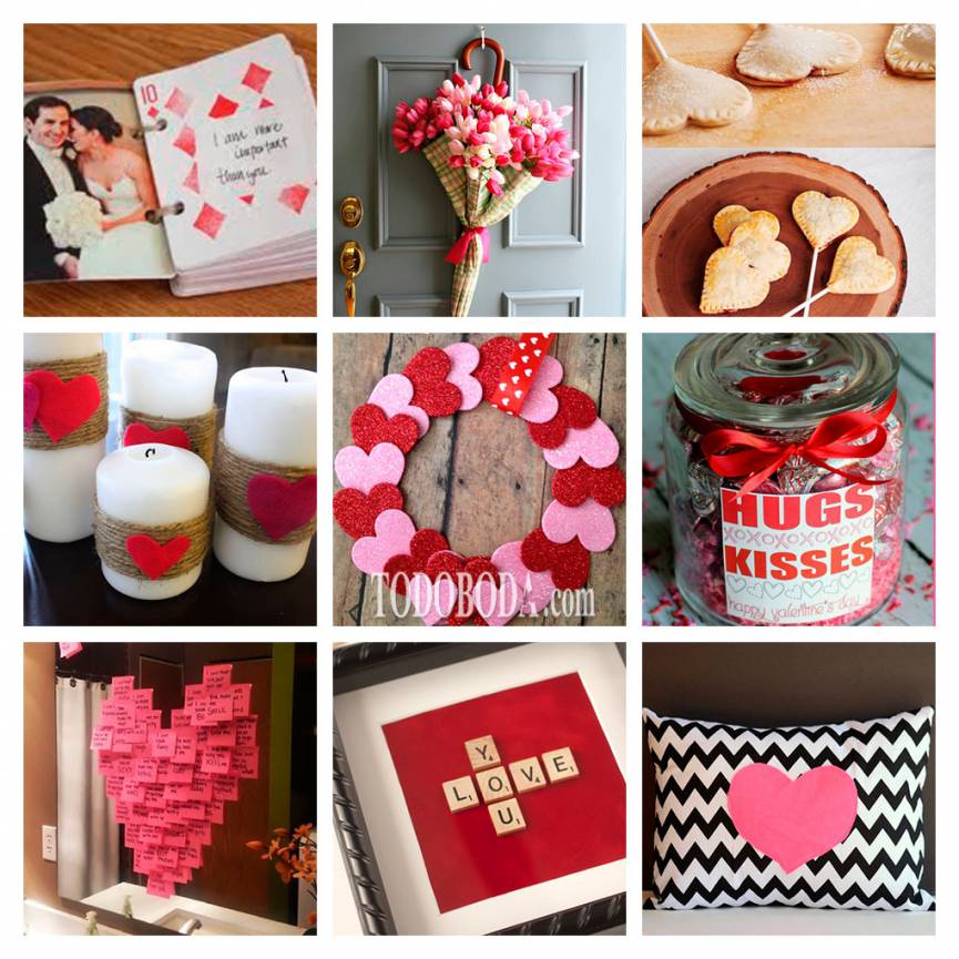 exprés para San Valentin con ideas DIY Todoboda.com