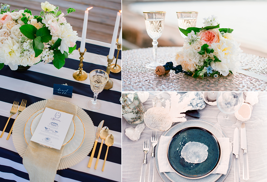 ideas mesa boda nautica