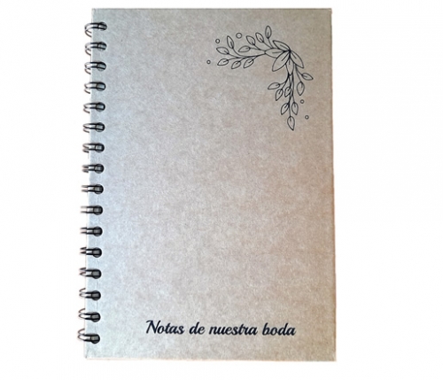 Cuaderno "Notas de nuestra boda"