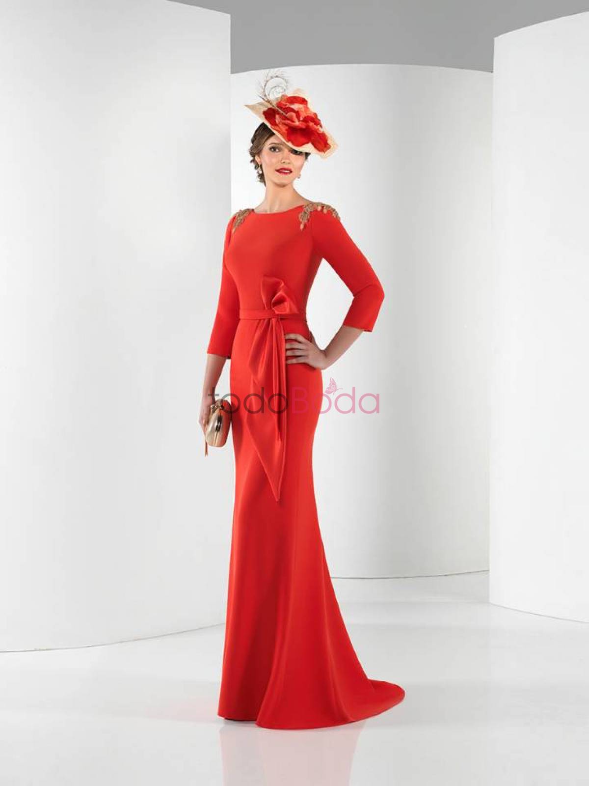 Oro novias vestidos madrina Clearance