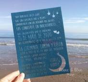 Invitaciones De Boda - Blanc&blue Design