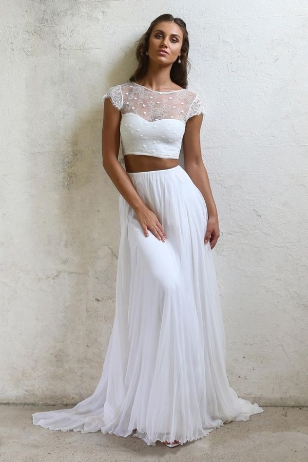 Dos piezas novias diferentes y originales